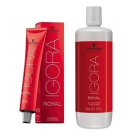Igora Royal 4-68 Kahve-Çikolata Kızıl Saç Boyası + Oksidan
