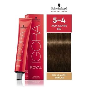 Igora Royal 5-4 Açık Kahve-Bej 4 Adet Saç Boyası