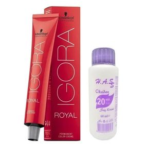 Igora Royal 6-1 Koyu Kumral Sandre 60 ml Saç Boyası + 20 Volüm Mini Oksidan