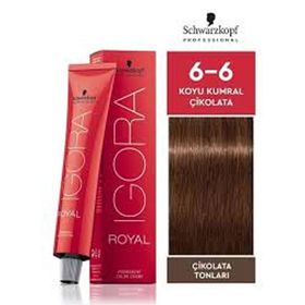 Igora Royal 6-6 Koyu Kumral-Çikolata 6 Adet Saç Boyası