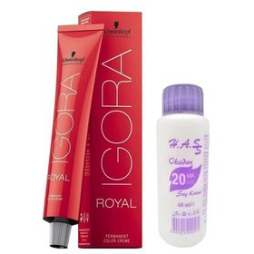 Igora Royal 6-6 Koyu Kumral Çikolata 60 ml Saç Boyası + 20 Volüm Mini Oksidan