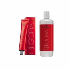 Igora Royal 6-65 Koyu Kumral-Çikolata Altın 7 Adet Saç Boyası + 1 lt Oksidan
