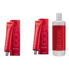 Igora Royal 6-99 Koyu Kumral Yoğun Viyole x2 Saç Boyası + 1 L Oksidan