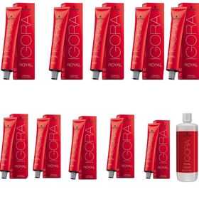 Igora Royal 8-00 Açık Kumral Ekstra Doğal 10 Adet Saç Boyası + 1 lt Oksidan