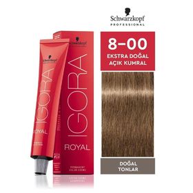 Igora Royal 8-00 Açık Kumral-Ekstra Doğal 6 Adet Saç Boyası