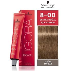 Igora Royal 8-00 Açık Kumral-Ekstra Doğal x4 Saç Boyası