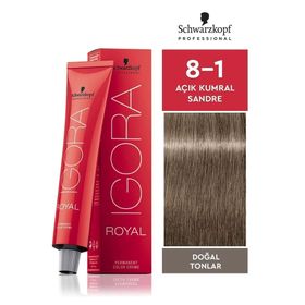 Igora Royal 8-1 Açık Kumral-Sandre 8 Adet Saç Boyası