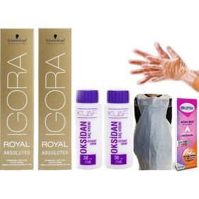 Igora Royal 8-50 Açık Kumral Doğal Altın 2 Adet Saç Boyası+Oksidan