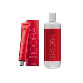 Igora Royal 8.55 Açık Kumral Yoğun Altın 5 Adet Saç Boyası + 1 lt Oksidan