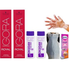 Igora Royal 8-77 Açık Kumral-Yoğun Bakır x2 Saç Boyası + 1 L Oksidan
