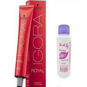 Igora Royal 9-4 Sarı Bej 60 ml Saç Boyası + 30 Volüm Mini Oksidan