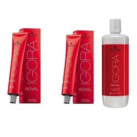 Igora Royal 9-4 Sarı Bej x2 Saç Boyası + 1 L Oksidan