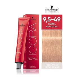 Igora Royal 9.5-49 Transparan 4 Adet Saç Boyası