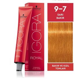 Igora Royal 9-7 Sarı Bakır Saç Boyası