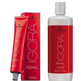 Igora Royal 9,5-4 Bej Saç Boyası + Oksidan