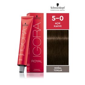 Igora Royal Absolutes 5-50 Açık Kahve Doğal Altın 60 ml Saç Boyası