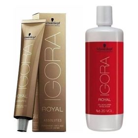 Igora Royal Absolutes 6-60 Koyu Kumral Çikolota 8 Adet Saç Boyası+ 1 lt Oksidan