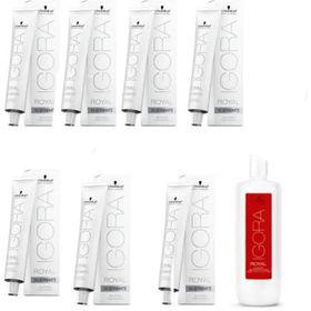Igora Royal Absolutes Silverwhite Silver 7 Adet Saç Boyası + 1 lt Oksidan