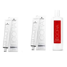 Igora Royal Absolutes Silverwhite Slate Grey x2 Saç Boyası + 1 L Oksidan