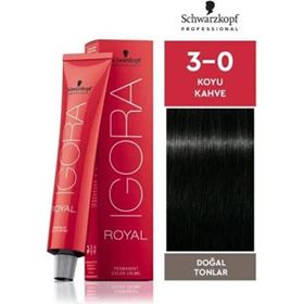 Igora Royal Doğal Tonlar 3-0 Koyu Kahve Saç Boyası