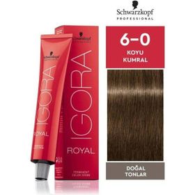 Igora Royal Doğal Tonlar 6-00 Ekstra Doğal Koyu Kumral 60 ml Saç Boyası