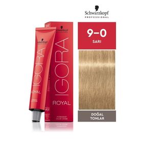 Igora Royal Doğal Tonlar Sarı 9-0 60 ml Saç Boyası