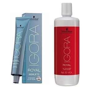 Igora Royal Highlifts 10-21 Ultra Sarı Küllü Sandre Saç Boyası + Oksidan