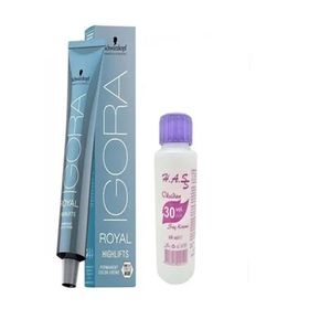 Igora Royal Highlifts 10-4 Ultra Sarı Bej Saç Boyası + Oksidan