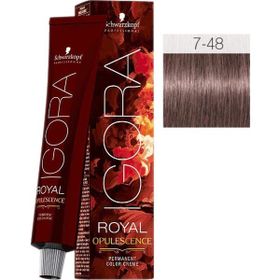 Igora Royal Opulescence 7-48 Kumral Bej Kızıl 60 ml Saç Boyası