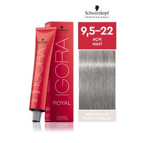 Igora Royal Pastel Tonlar 9,5-22 Açık Mavi Saç Boyası