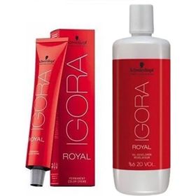 Igora Royal Raw Essentials 5-21 Açık Kahve Küllü 9x50 gr Saç Boyası + 1 lt Oksidan