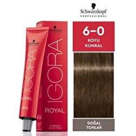 Igora Royal Vibrance 6-0 Koyu Kumral x10 Saç Boyası + 1 L Oksidan