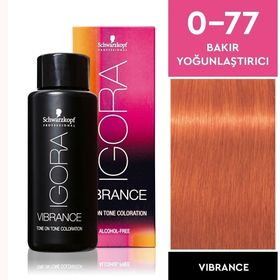 Igora Vibrance 0-77 Bakır Yoğunlaştırıcı x6 Saç Boyası