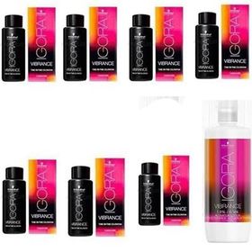 Igora Vibrance 7-88 Kumral Ekstra Kızıl x7 Saç Boyası + 1 L Oksidan