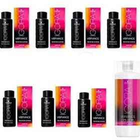 Igora Vibrance 8-46 Açık Kumral Bej Çikolata x7 Saç Boyası + 1 L Oksidan