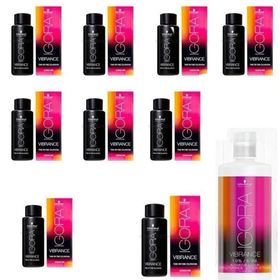 Igora Vibrance 8-46 Açık Kumral Bej Çikolata x9 Saç Boyası + 1 L Oksidan