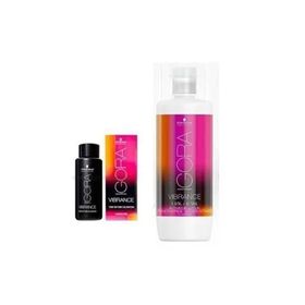 Igora Vibrance 9.5-49 Bej Viyole Tonlayıcı 8 Adet Saç Boyası+1 lt Oksidan