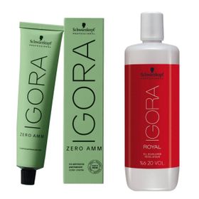 Igora Zero Amm 7-0 3 Adet Saç Boyası + 1 lt Oksidan