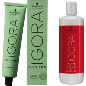 Igora Zero Amm 9-55 9 Adet Saç Boyası + 1 lt Oksidan