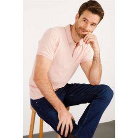 İGS Modernfit Dar Kalıp Polo Yaka Siyah Erkek T-Shirt
