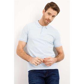 İGS Modernfit Dar Kalıp Polo Yaka Siyah Erkek T-Shirt