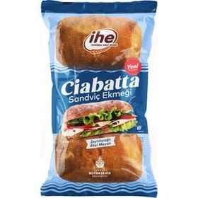İhe 240 gr Ciabatta Sandviç Ekmeği (3 adet)
