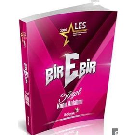 İhtiyaç Ales Sözel Konu Anlatımı İlkbahar 2016 - kollektif