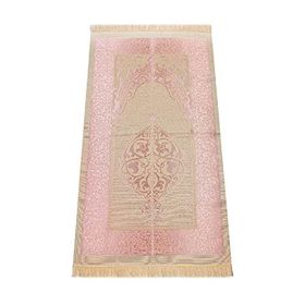 İhvan 0210 Lüks Açık Renk Osmanlı Tafta Pembe Seccade