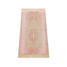 İhvan 0210 Lüks Açık Renk Osmanlı Tafta Pembe Seccade