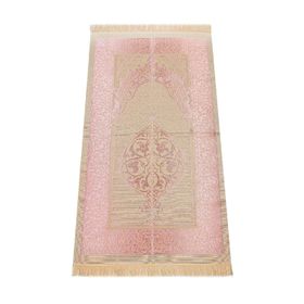 İhvan 0210 Lüks Açık Renk Osmanlı Tafta Pembe Seccade