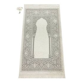İhvan Mihraplı Şönil Krem Seccade