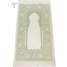 İhvan Mihraplı Şönil Yeşil Seccade