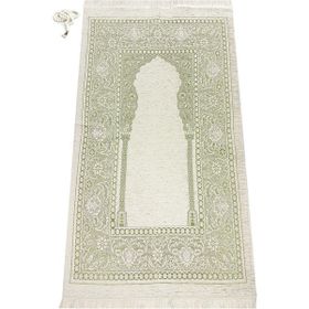 İhvan Mihraplı Şönil Yeşil Seccade