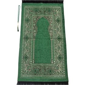 İhvan Mihraplı Şönil Yeşil Seccade